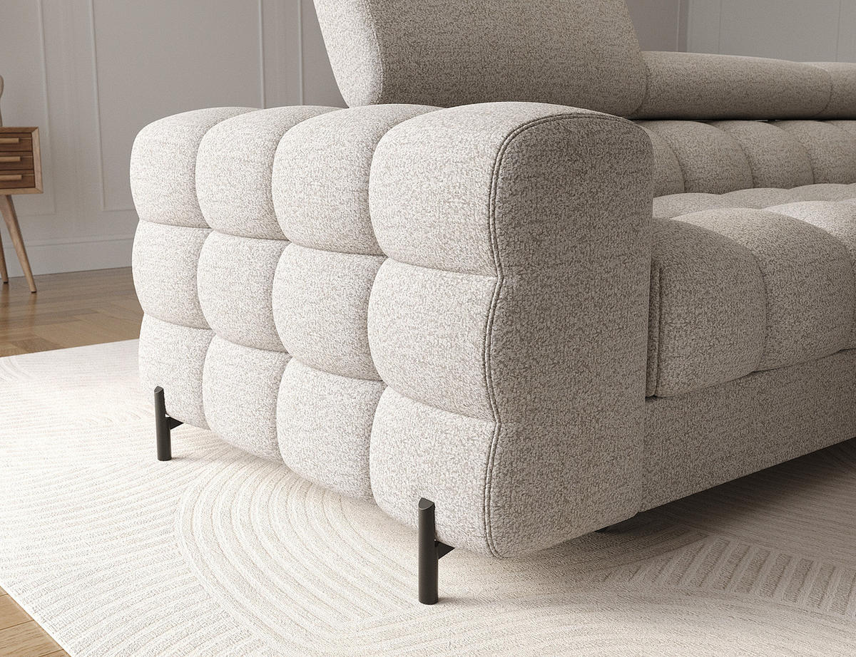 ECKSOFA Neviro R - Braun (Royal 20) - Braun, Holzwerkstoff (285/181cm) - Möblo