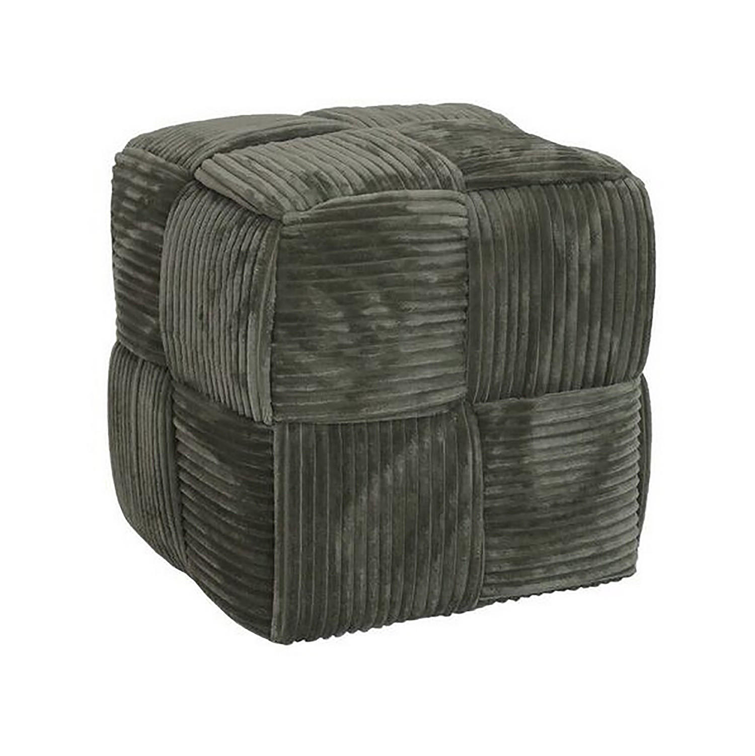 POUF Wiki dunkelgrau 43/43/43 cm Textil - Dunkelgrau, Textil (43/43/43cm) - Mondex