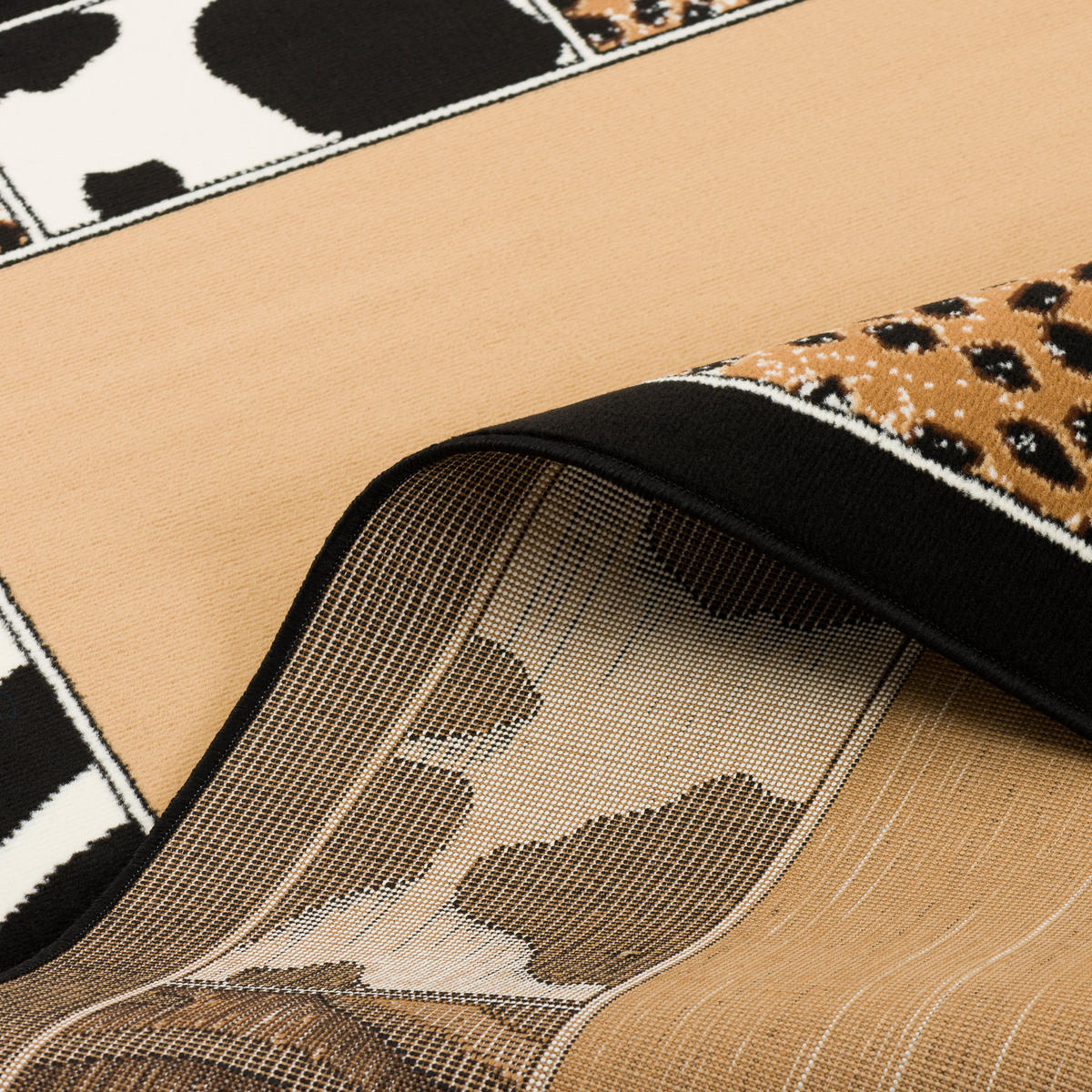 TRENDLINE TEPPICH AFRIKA BORDÜRE BEIGE - Beige, Textil (160/225cm) - Pergamon