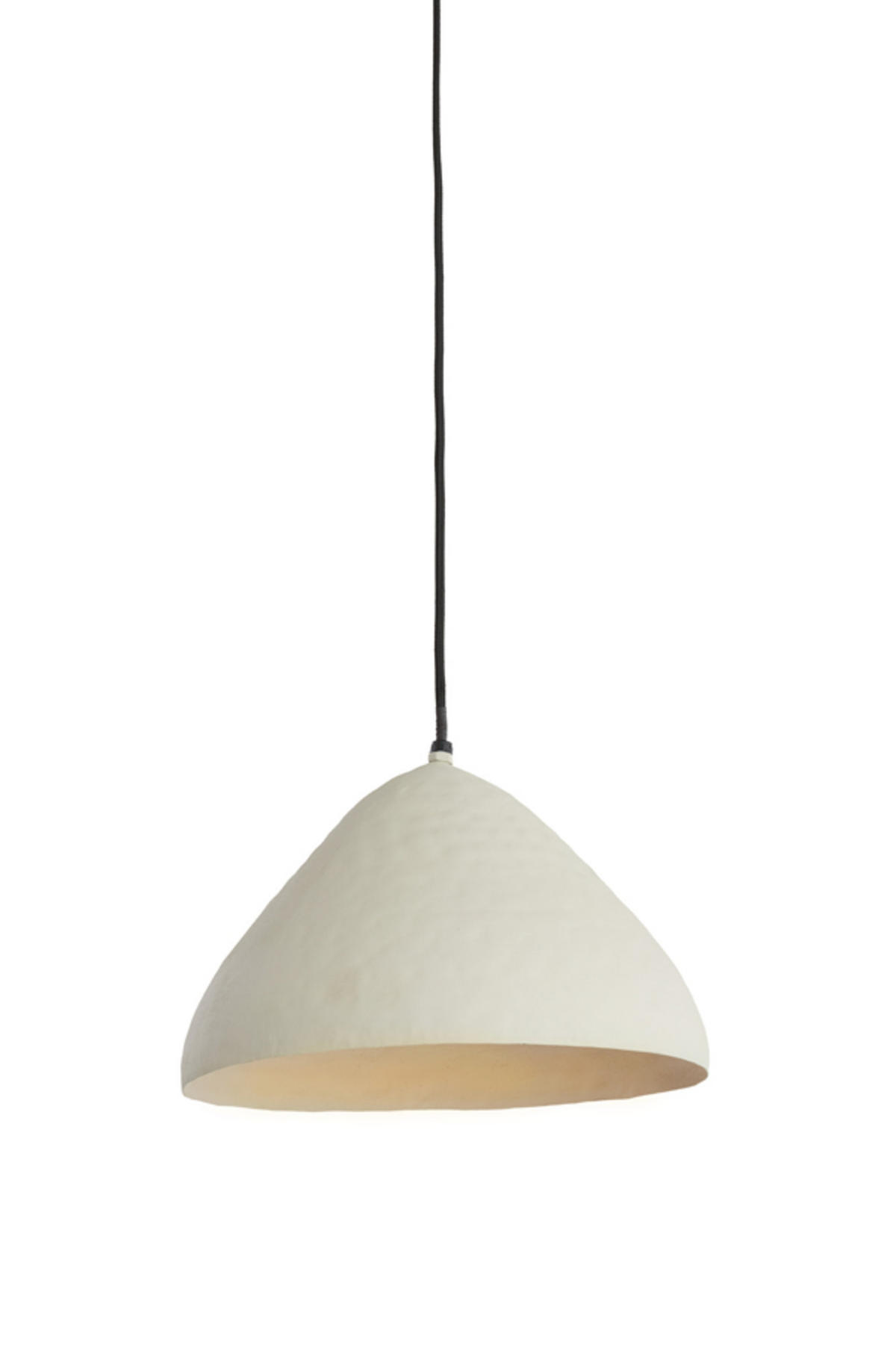 HÄNGELAMPE Elimo Weiß Ø32/20 cm - Weiß, Metall (32/32/20cm) - Light & Living