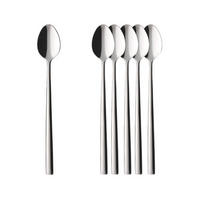 LATTE-MACCHIATO-LÖFFEL Piemont edelstahl 19 cm 6er Set - Silberfarben, Metall - Villeroy & Boch
