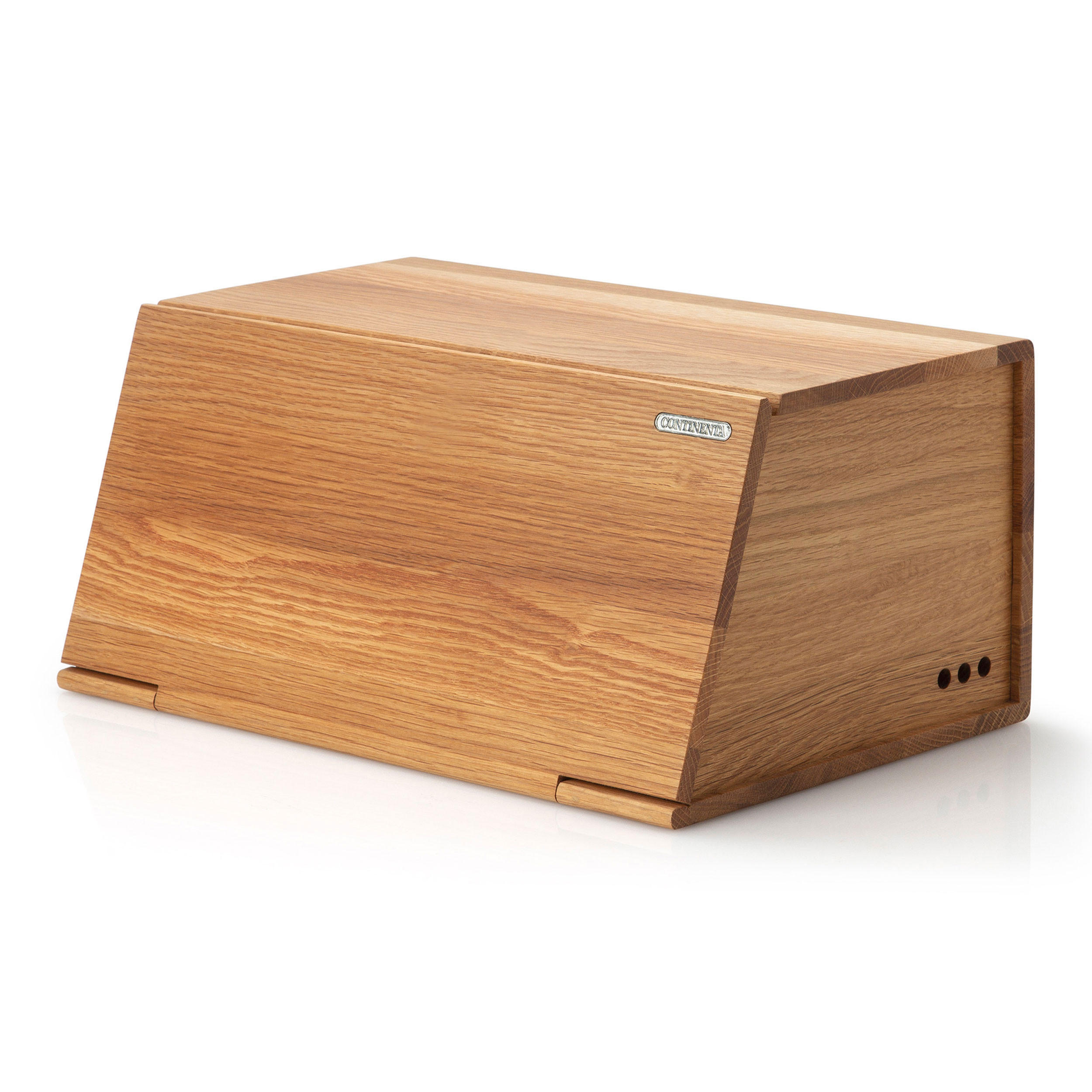 BROTKASTEN, Eichenholz, 40 x 26 x 18.5 cm - Braun, Holz (21/28/42cm) - Continenta