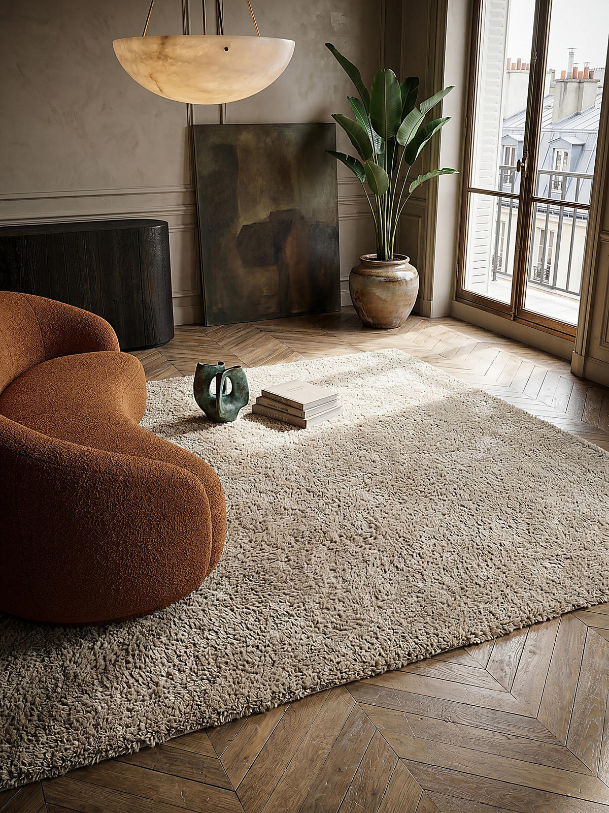 TEPPICH Hochflor Shaggy-Design, teddyweich LYNE, Beige 140x200 cm - Beige, Textil (200/140cm) - KADIMA DESIGN