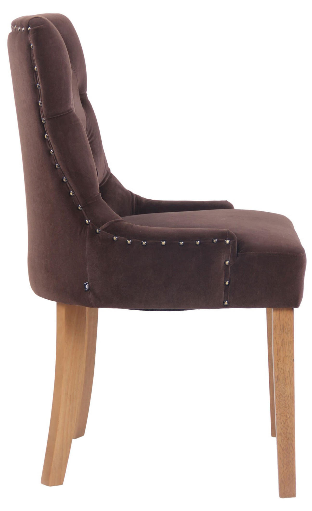 ESSZIMMERSTUHL Aberdeen 55x58x92 cm Braun - Braun, Textil (55/92/58cm) - furnicato