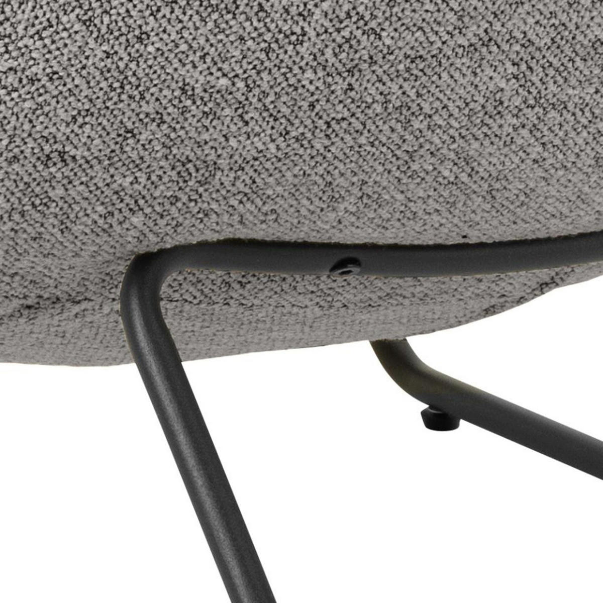 SESSEL Forgents Grau - Grau, Textil/Metall (82.5/97/93cm) - Selsey