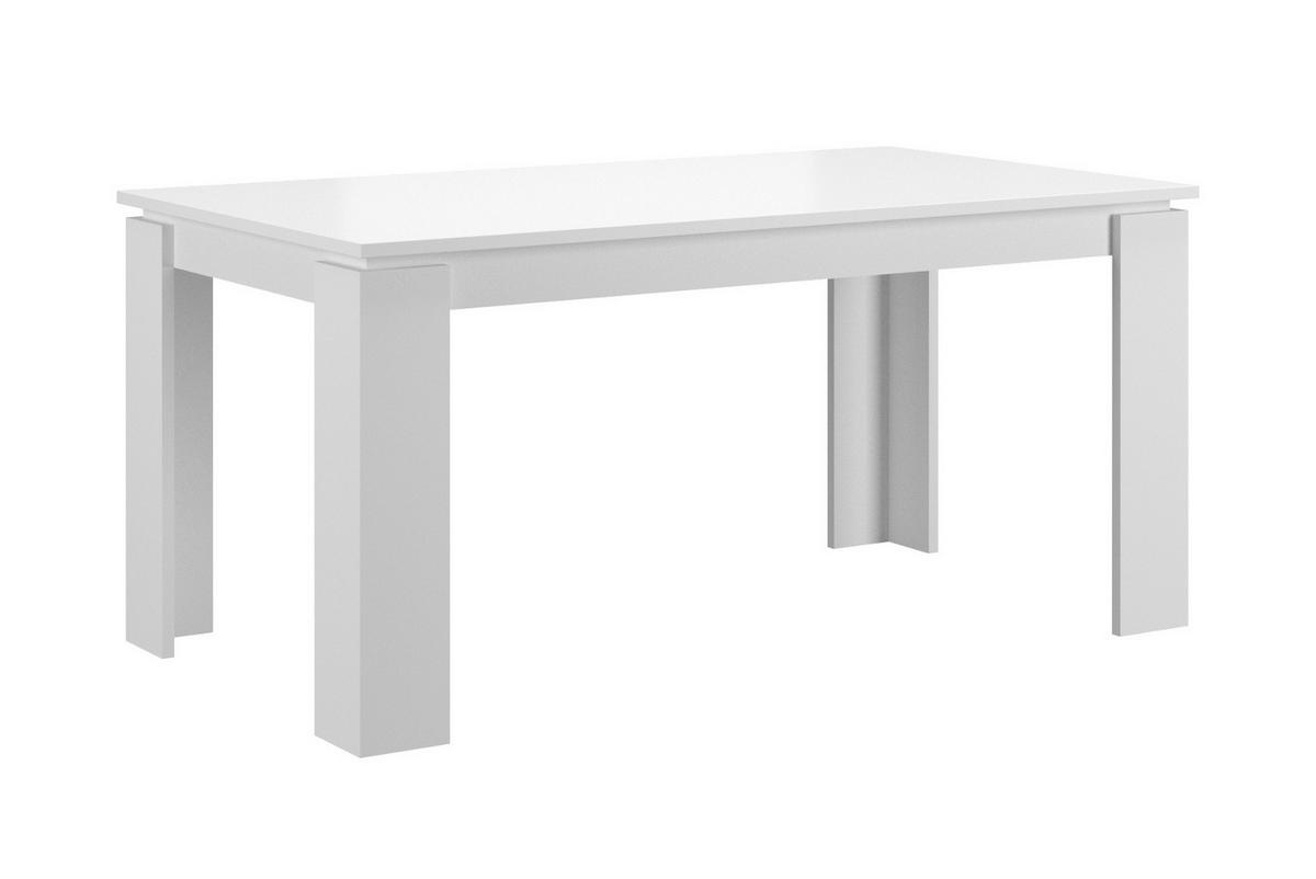 ESSTISCH weiß 160 - 200 x 90 cm, Küchentisch ausziehbar - Weiß, Holzwerkstoff/Metall (160/90/76cm) - Inn.Furn