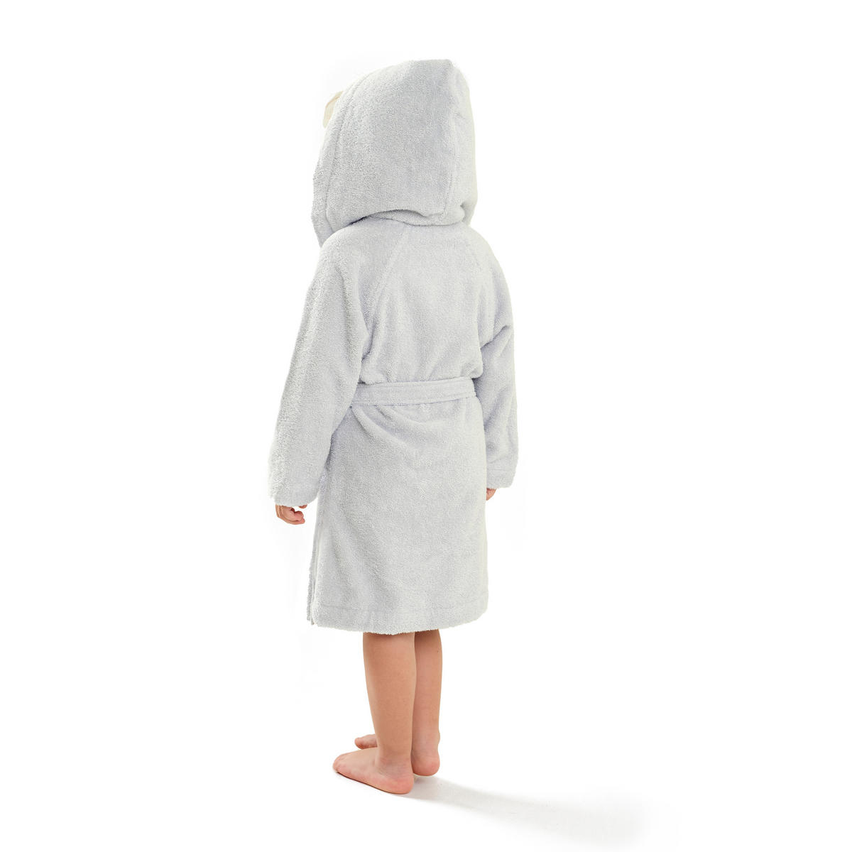 KINDERBADEMANTEL MIT KAPUZE STARS - Silberfarben, Textil (92null) - MÖVE
