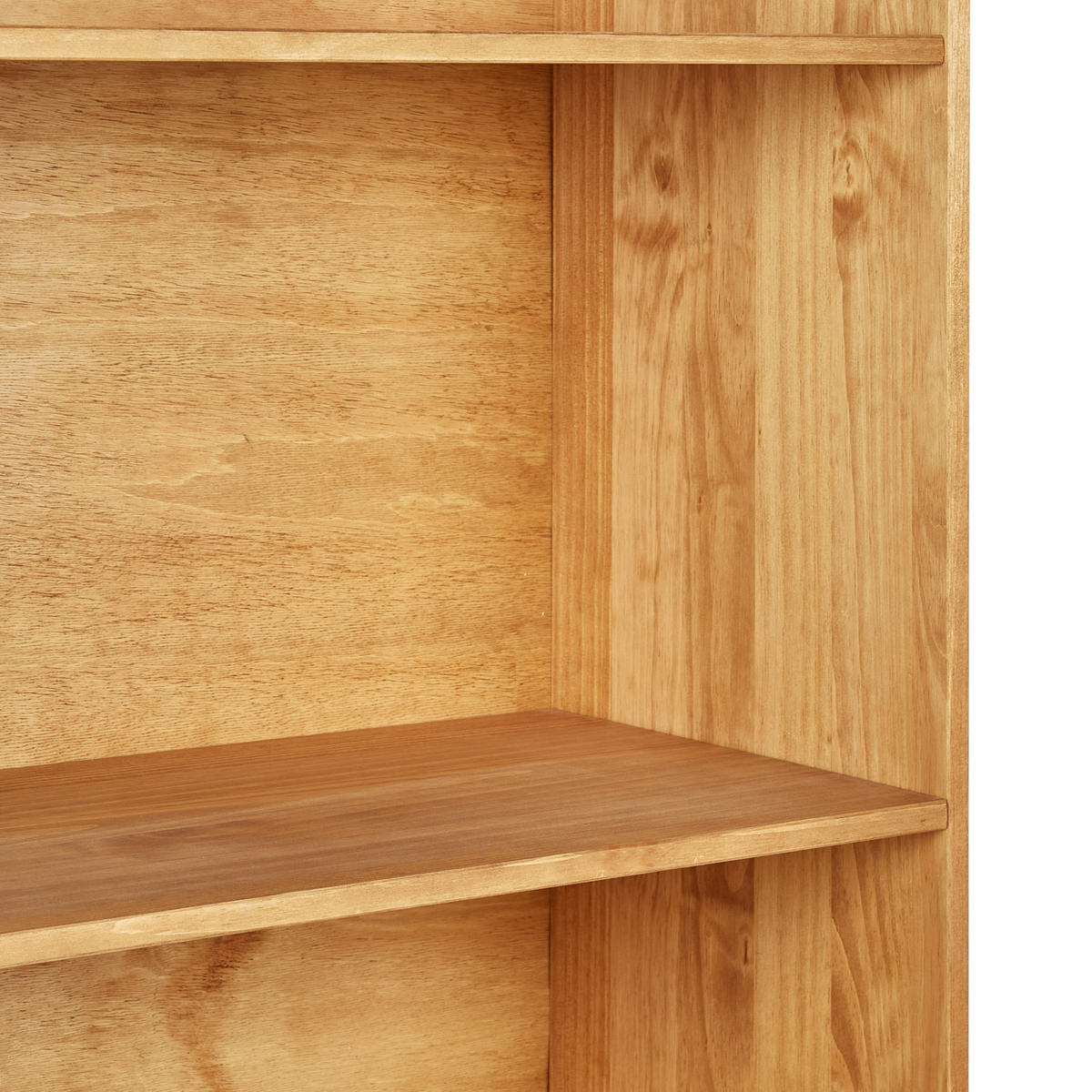 BÜCHERREGAL Kiefernholz 190 cm Braun Timmins - Hellbraun, Holz (90/190/39cm) - Beliani