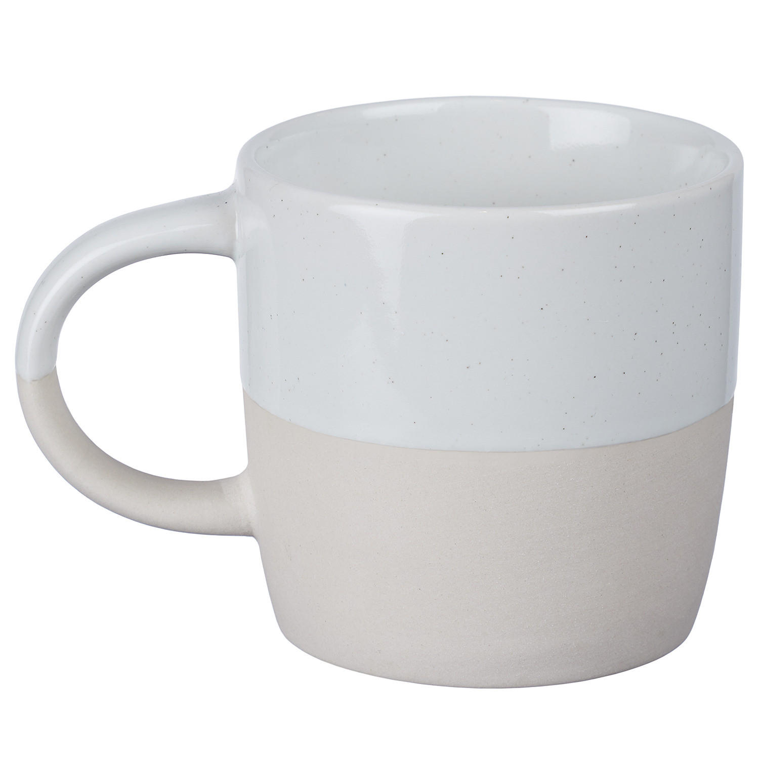 HENKELTASSE Me Time - Weiß, Keramik (0.35L) - Butlers