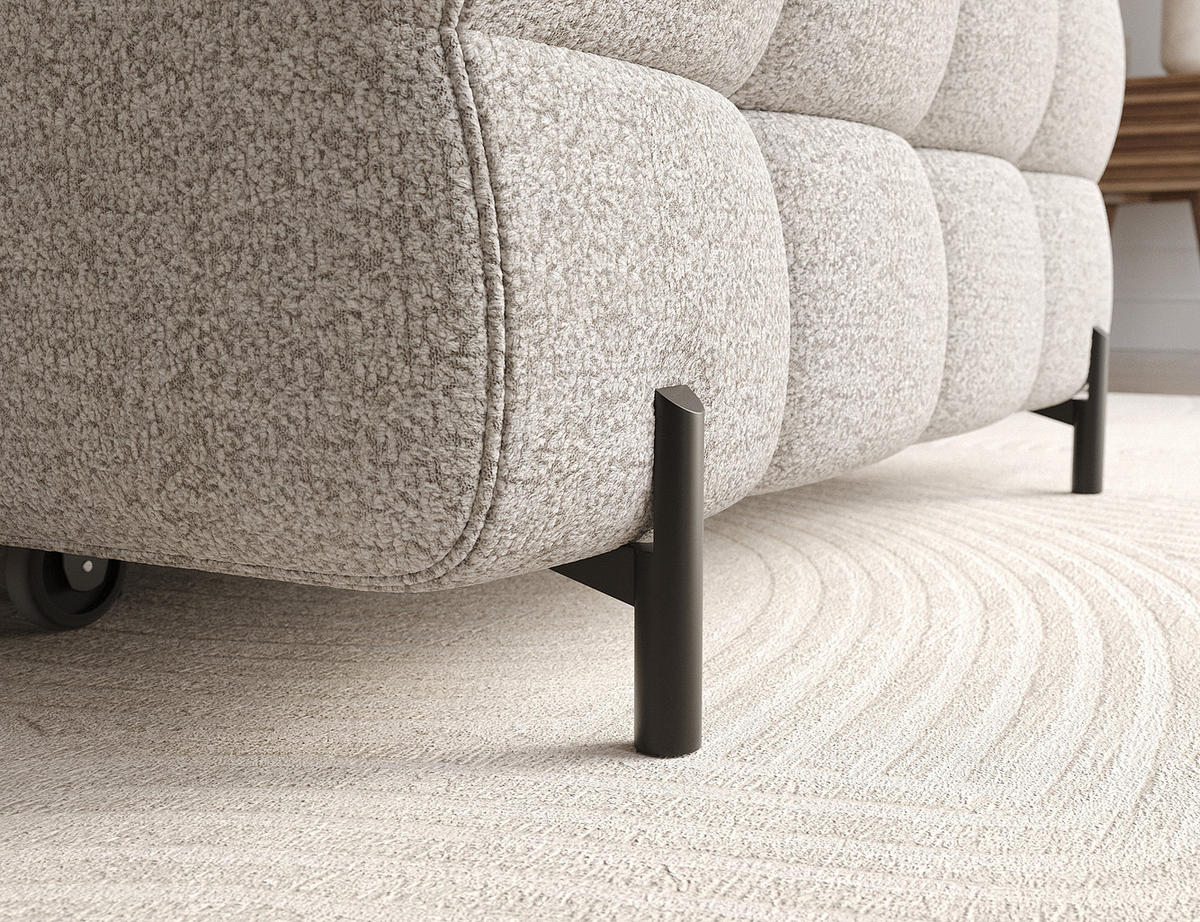 ECKSOFA Neviro R - Braun (Royal 20) - Braun, Holzwerkstoff (285/181cm) - Möblo