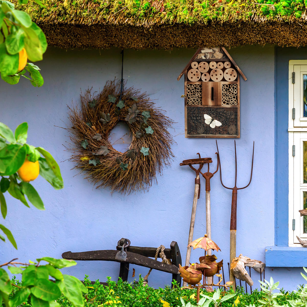 INSEKTENHOTEL - Hellbraun, Holz (31/48/9.5cm) - Relaxdays