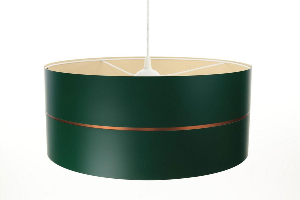 HÄNGELEUCHTE Grün 50/21 cm - Beige/Grün, Kunststoff (50/0.8/21cm) - ONZENO