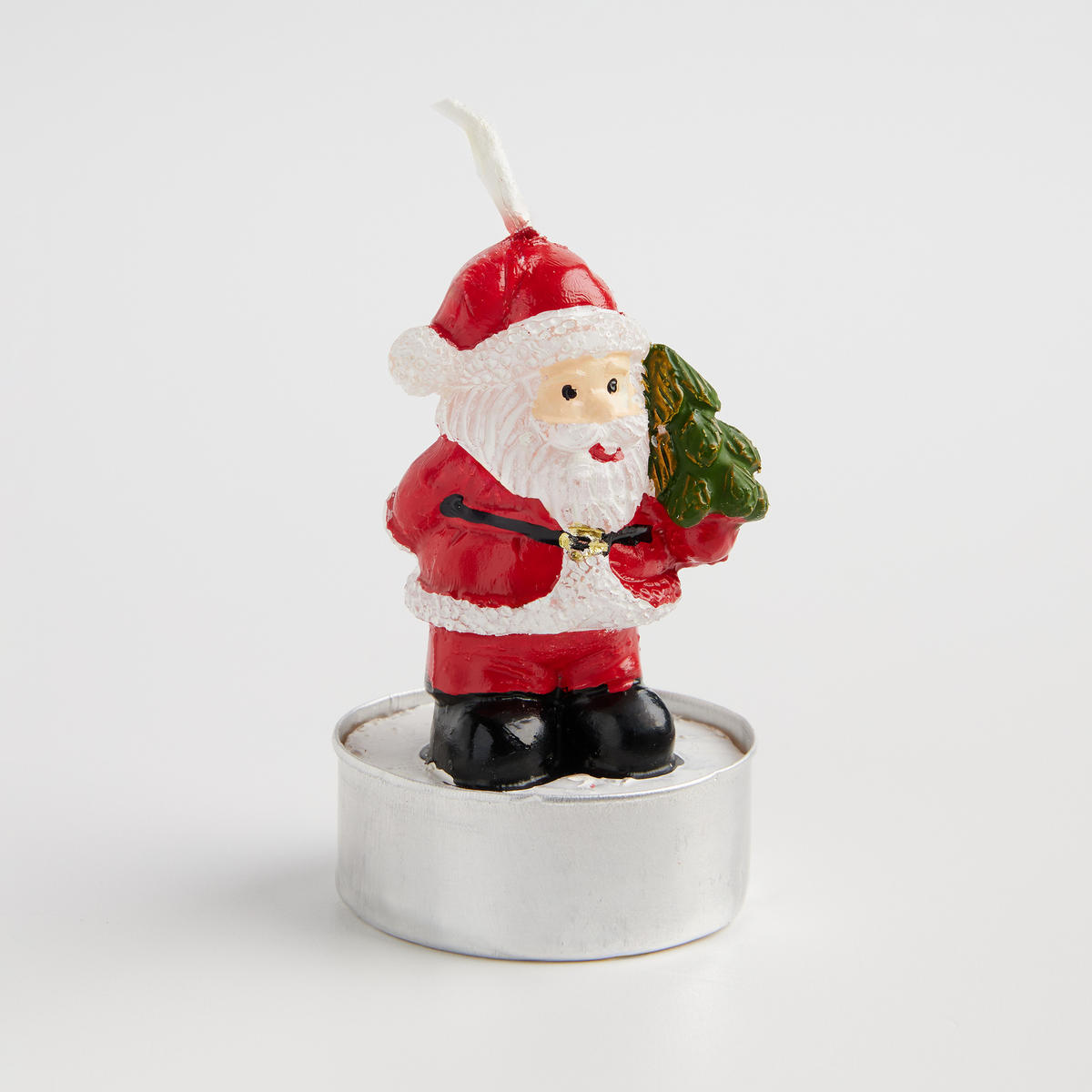 TEELICHT SET Weihnachten Santoni 3 Stk - Rot, Kunststoff (5.5/6.5/14cm) - home&you