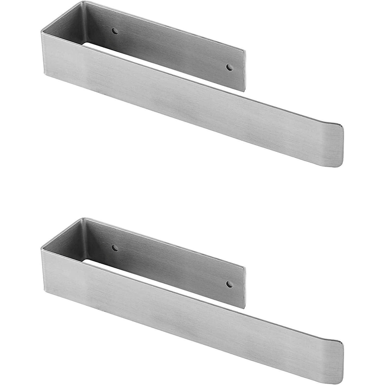 HANDTUCHHALTER Edelstahl gebürstet 20 cm - Silberfarben, Metall (1/1/1cm)