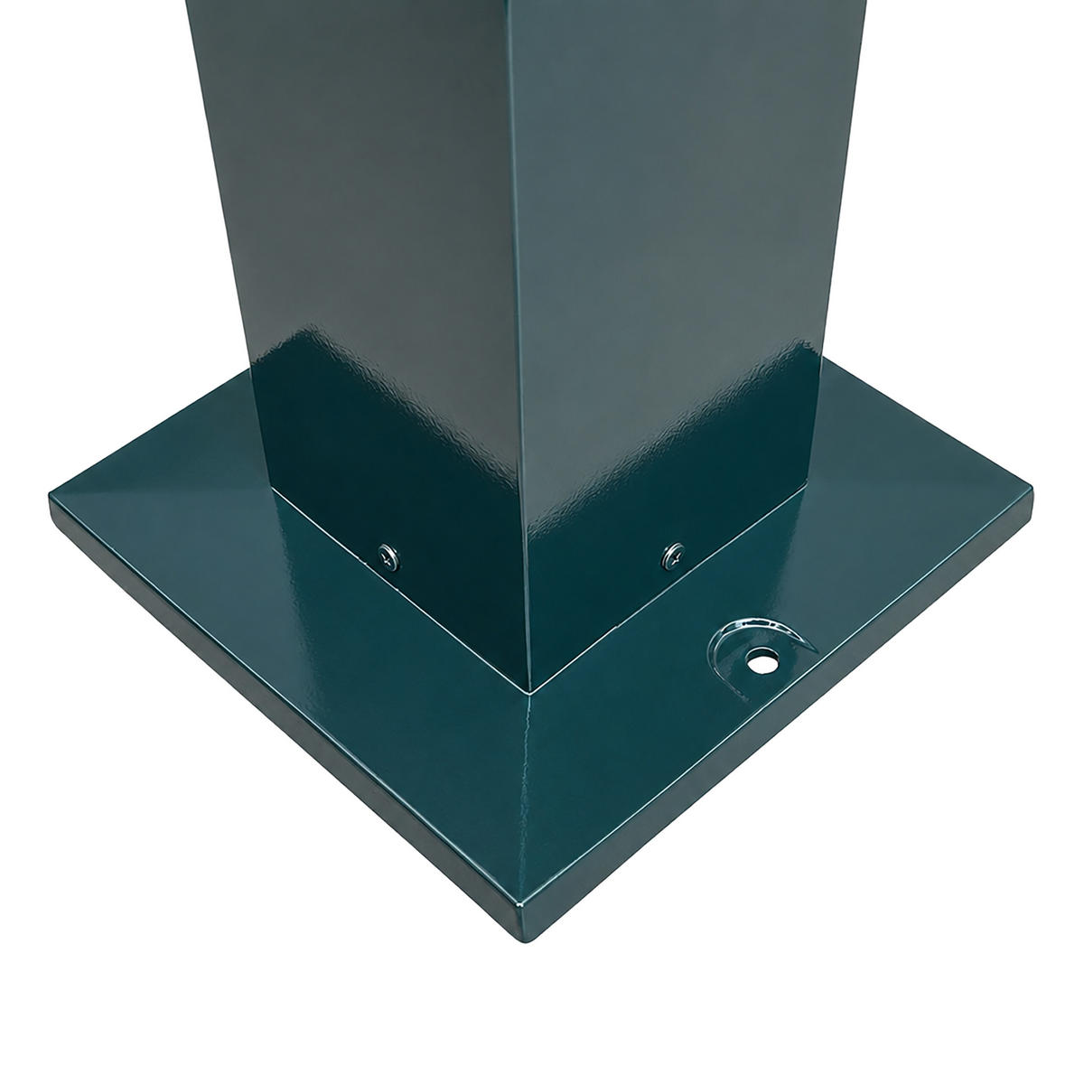 WASSERZAPFSÄULE Grün Antik-Design - Grün, Metall (22.5/22.5/91cm) - Relaxdays