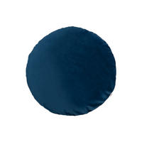 KISSENHÜLLE Rund Samt&Sonders admiral-blau 80 cm Ø - Blau/Dunkelblau, Textil (80/80cm) - beties Heimtextil