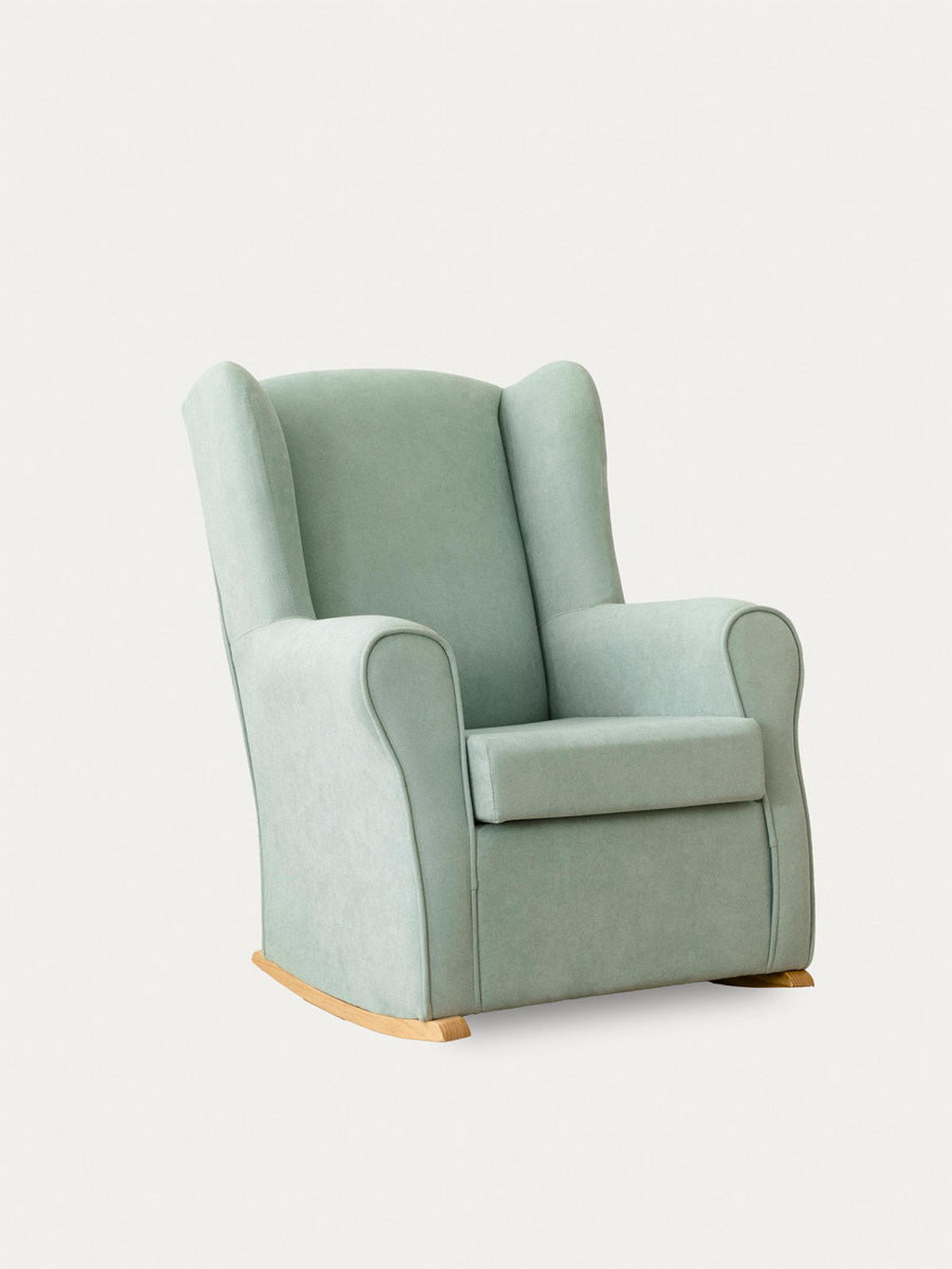 SCHAUKELSESSEL Hilde Minze 78 cm x 102 cm - Mintgrün, Textil (78/102/91cm) - Kenay Home