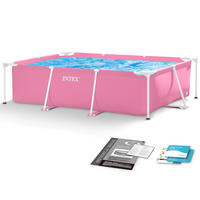POOL 220 x 150 x 60 cm - 28266 - Rosa, Textil (220/60/150cm)