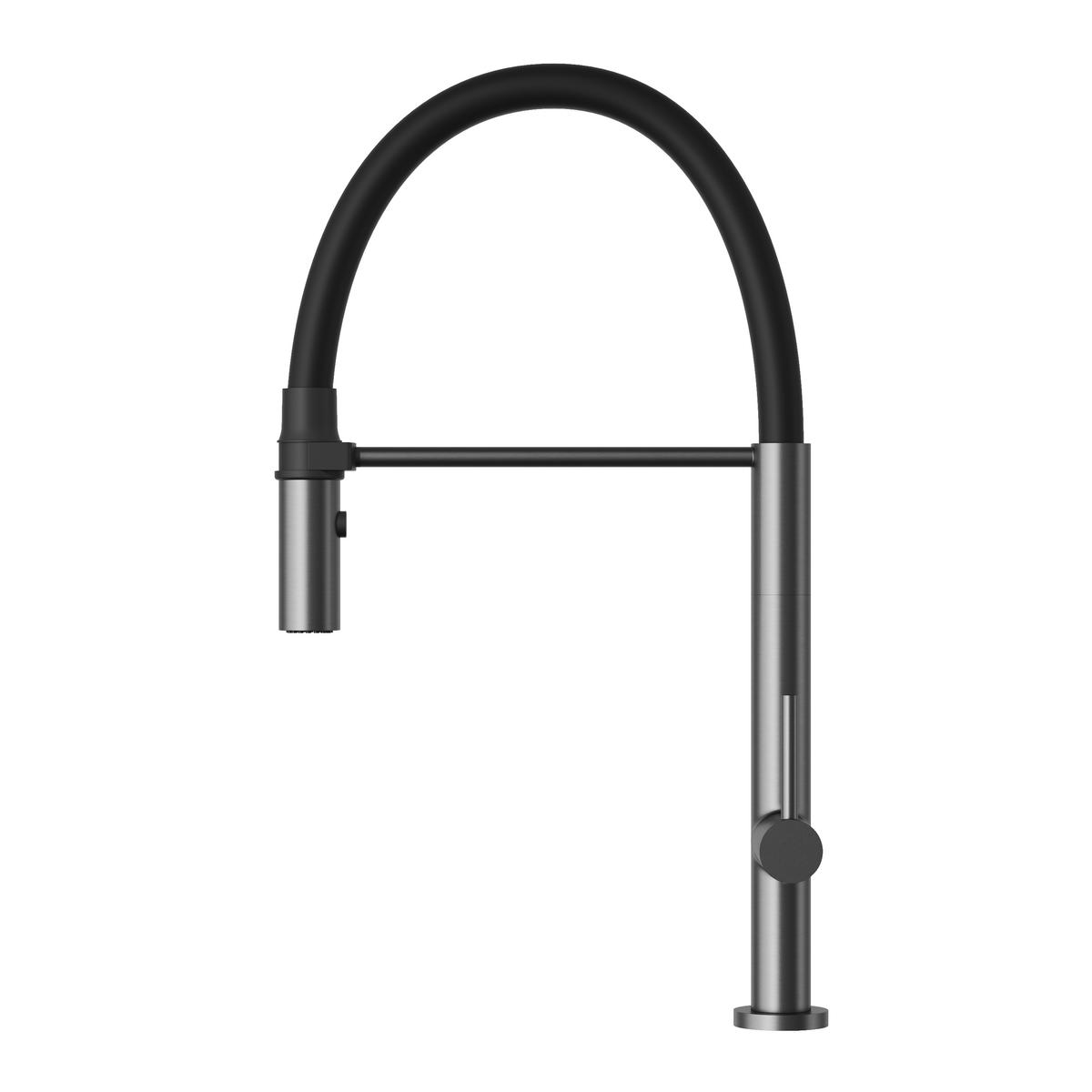 KÜCHENARMATUR Scala Gunmetal Schwarz - Grau, Metall (27/47/27cm) - Granitan