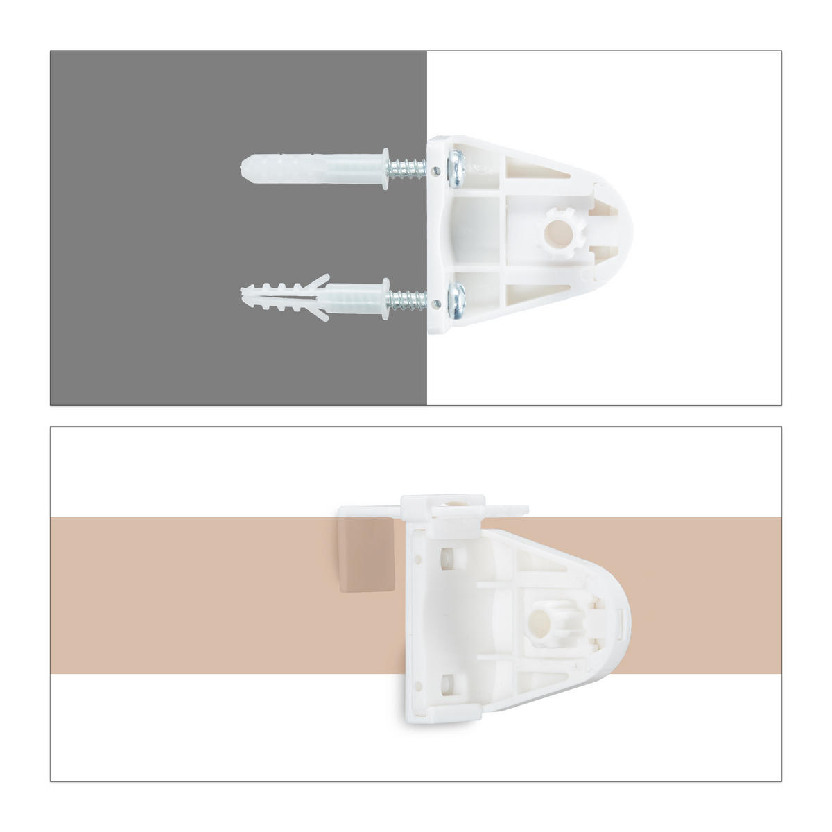 VERDUNKELUNGSROLLO - Multicolor, Kunststoff/Textil (69.5/121/4.5cm) - Relaxdays