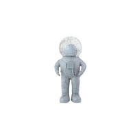 SCHNEEKUGEL Summerglobe The Astronauts Small, Glas / Polyresin, Grau, 13 cm - Grau, Glas (6/13/5cm) - Donkey Products