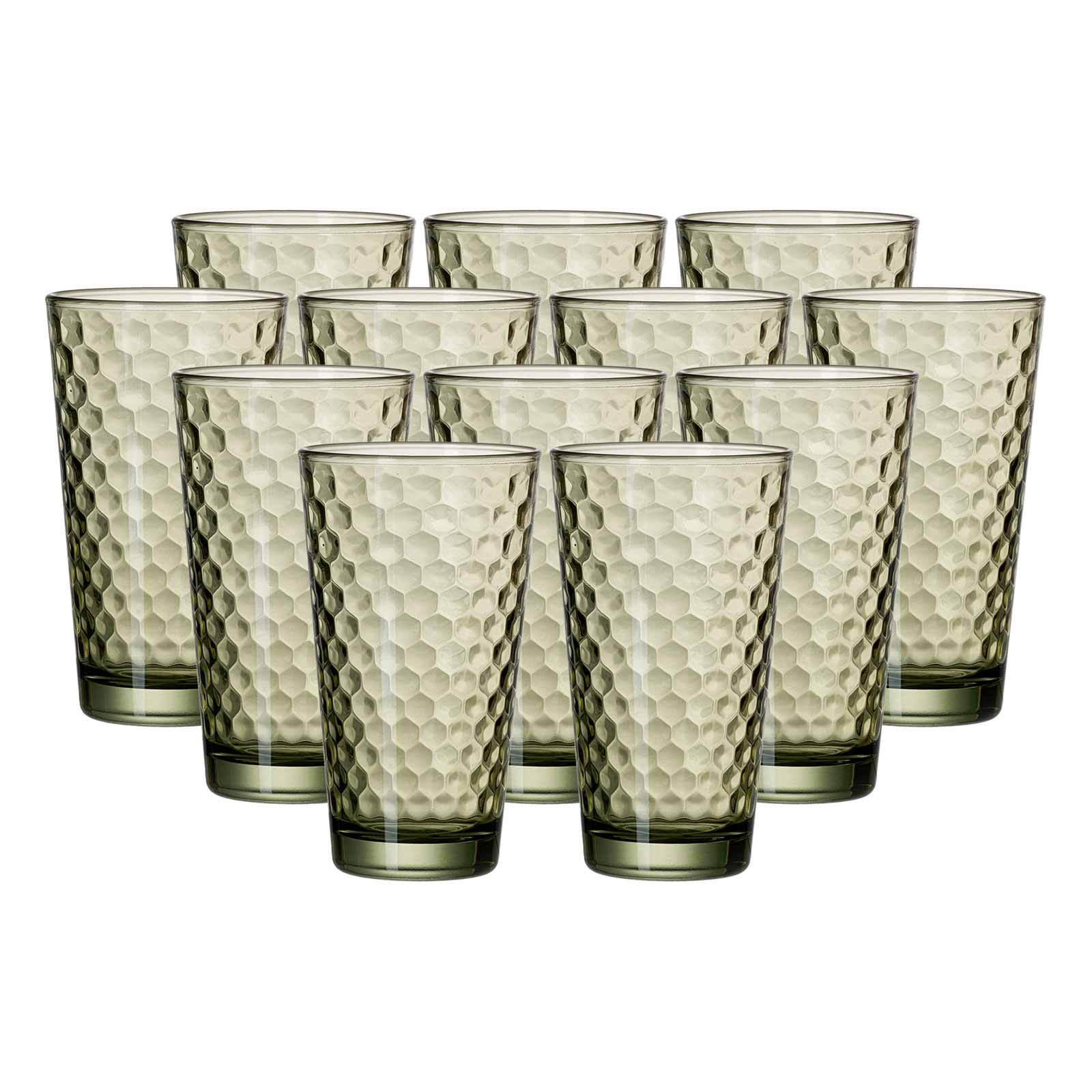 LONGDRINKGLÄSER Favo Oliv 400 ml 12er Set - Olivgrün, Glas (0.4L) - Ritzenhoff Breker