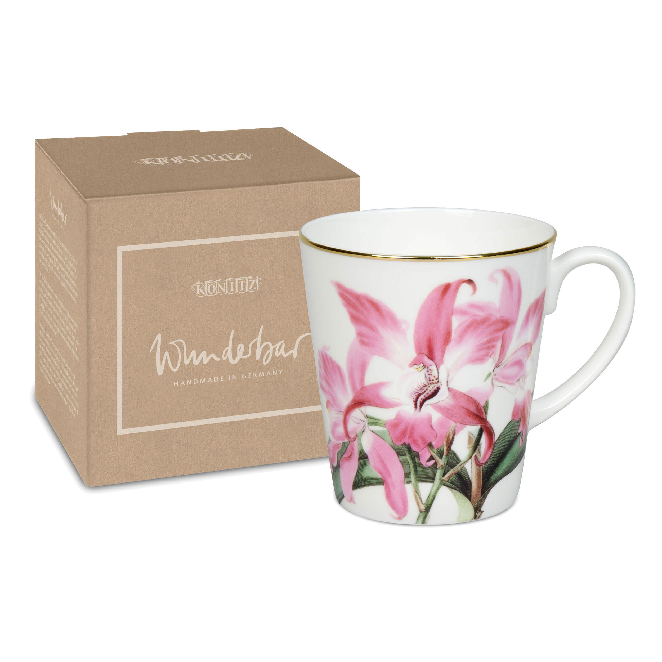 KAFFEEBECHER Laelia autumnalis, in Geschenkbox - Naturfarben, Keramik (0.6L) - Könitz