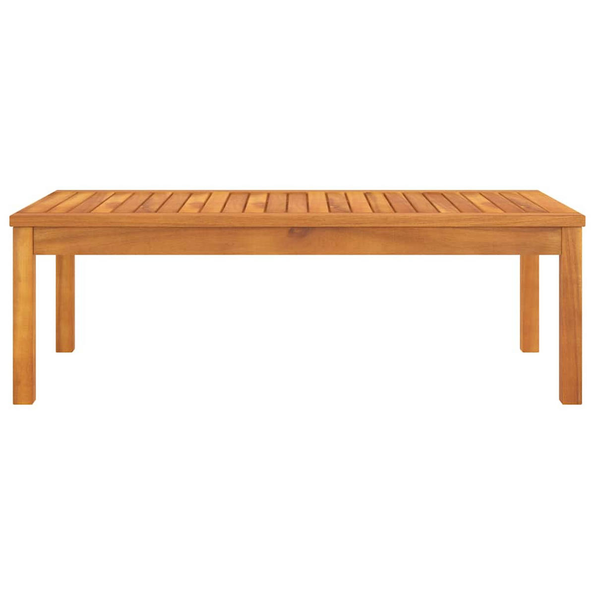 COUCHTISCH 100/50/33 Cm Massivholz Akazie - Braun, Holz (100/50/33cm) - vidaXL