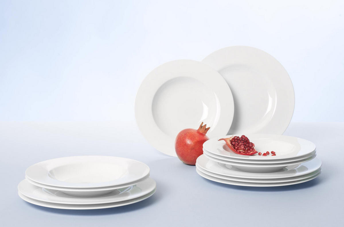 TAFEL-SET Royal weiß 12-tlg. - Weiß, Keramik (33/20/35cm) - Villeroy & Boch