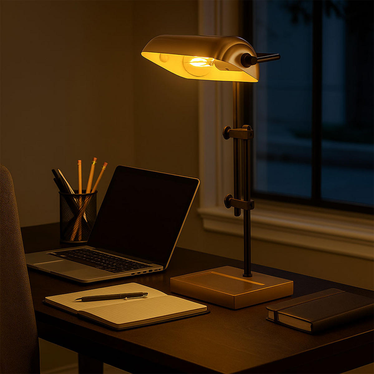 LED TISCHLEUCHTE Metall Gold Schwarz - Goldfarben, Metall (26.5/18.2/50cm) - Globo Lighting