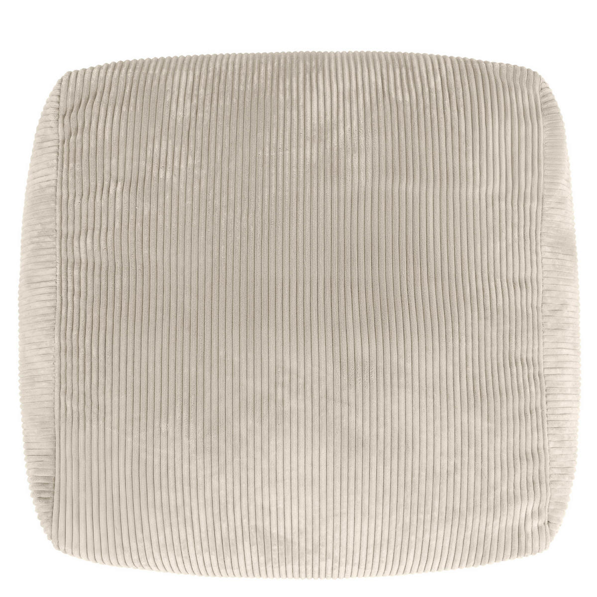 SITZSACK-OTTOMANE ZEN modular Cord - Beige, Textil (95/46/95cm) - icon