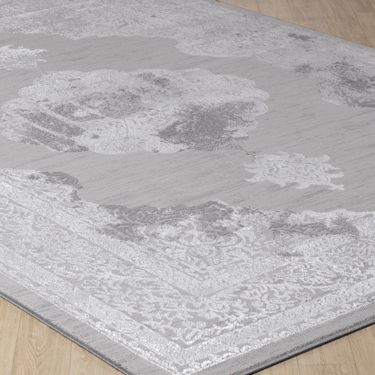 VINTAGE-TEPPICH Azra 200/275 cm Grau - Grau, Textil (200/275cm) - LIVABLISS