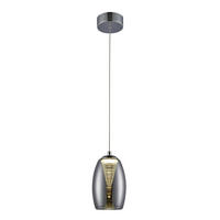 PENDELLEUCHTE Metropolis G60770/93 - Chromfarben, Metall (11.5/11.5/128cm) - Brilliant