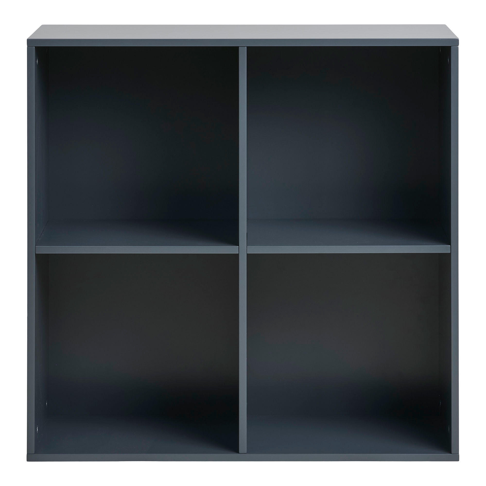 tinkaro Wandregal Dunkelgrau 30x69x69 cm