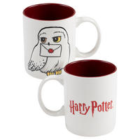 KAFFEEBECHER Harry Potter 3D Hedwig Weiß/Rot 320 ml - Multicolor, Keramik (0.32L) - United Labels