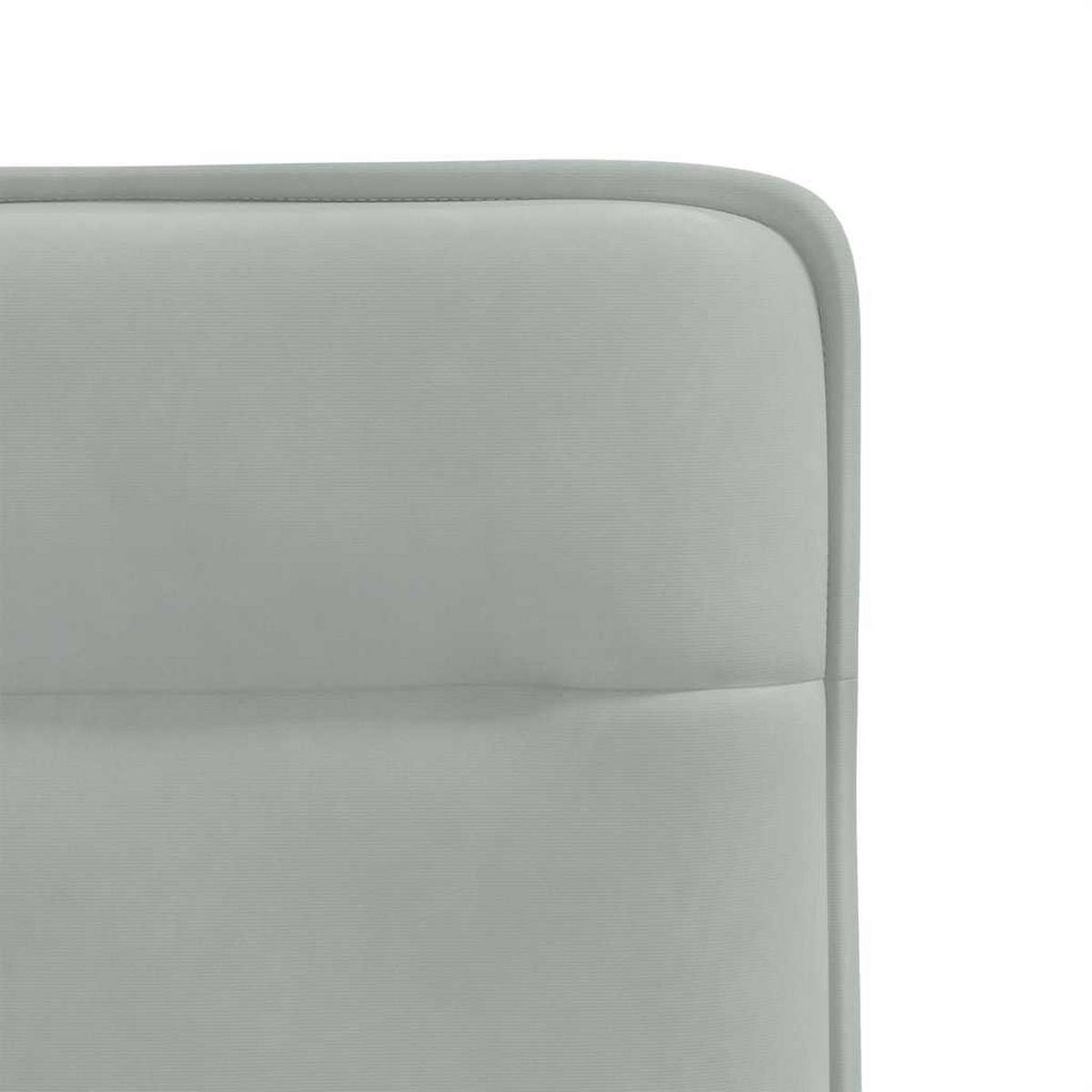 ESSZIMMERSTÜHLE 2 Stk. Hellgrau Samt 45*54*83cm - Grau, Metall (45/83/54cm) - ZMH