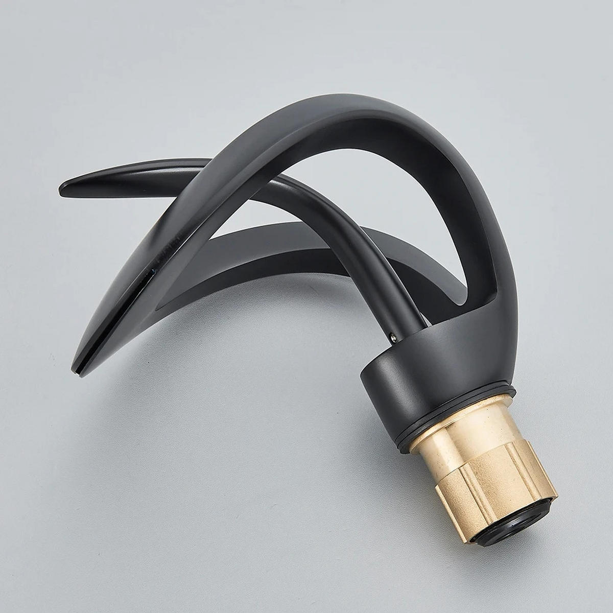 WASCHTISCHARMATUR Standard Schwarz - Schwarz, Metall (9/15/5cm) - Beaface