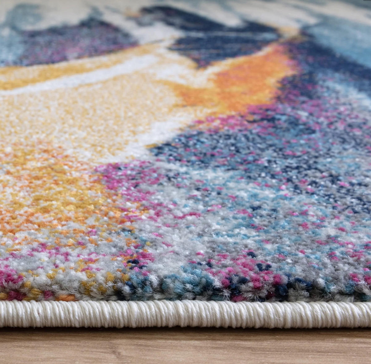 TEPPICH modern Flachgewebe RAMA Mehrfarbig 120 x 170 cm - Multicolor, Textil (120/170cm) - Novatrend