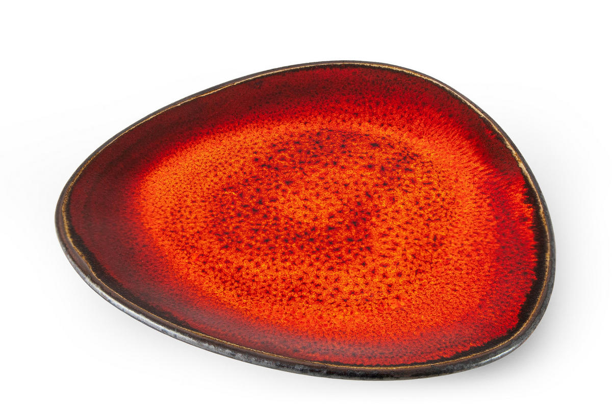 DESSERTTELLER PRIMA 6-tlg, Rot - Rot, Keramik (24/26/2cm) - KONSIMO®