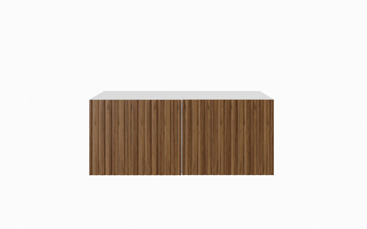TV-SCHRANK MIO - Wildeiche/Weiß, Holzwerkstoff (100/41/40cm) - Meblini