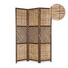 RAUMTEILER Ambiente 3-tlg. Bambus braun - Braun, Holz (120/170/4cm) - CREEDWOOD