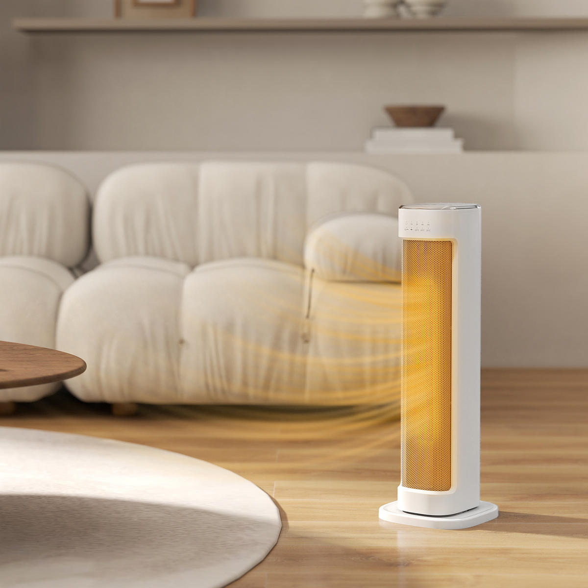 HEIZLÜFTER DE-17058 PTC 2000 W mit Timer & Fernbedienung Weiß - Weiß, Kunststoff (19.7/61/21cm) - ComfortXL