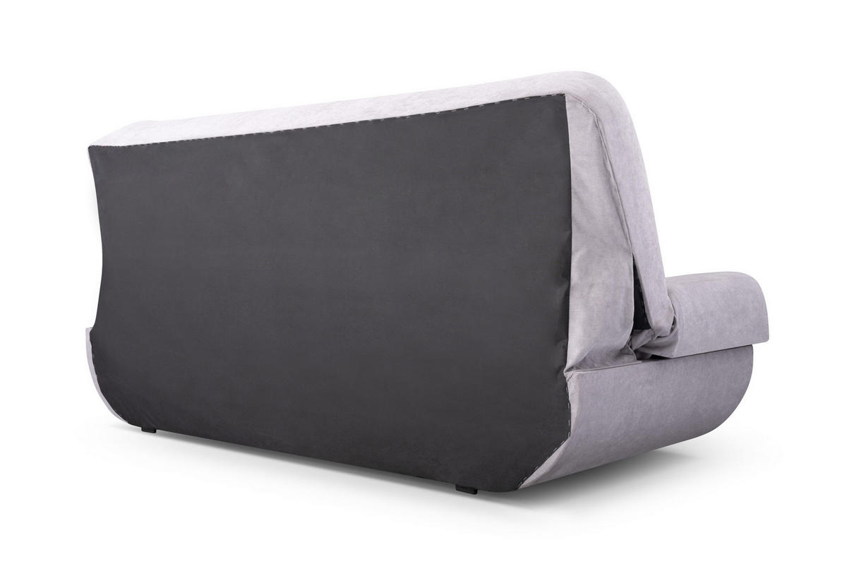 SCHLAFSOFA -PAFOS (Grau + Anthrazit) - Greige, Holz (192/90/87cm) - Möblo
