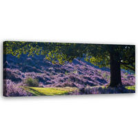 WANDBILD lavendel in der provence - Lila, Textil (90/30cm) - Feeby