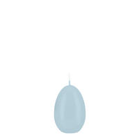 EIKERZEN Klarlack Blue Bell Hellblau 60 x Ø 45 mm, 6 Stück - Hellblau, Paraffin (4.5/6/6cm) - Kopschitz Kerzen