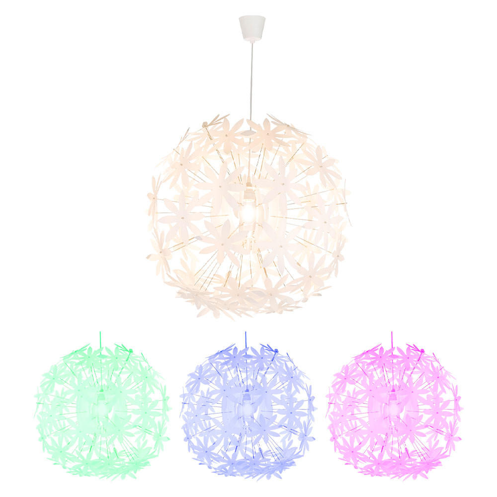 LED HÄNGELEUCHTE STELLA Weiß - Weiß, Kunststoff (60/60/150cm)