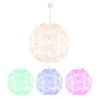 LED HÄNGELEUCHTE STELLA Weiß - Weiß, Kunststoff (60/60/150cm)