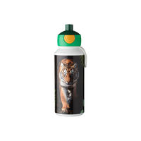 TRINKFLASCHE Campus Wild Tiger 400 ml - Dunkelgrün/Multicolor, Kunststoff (0.4L) - Mepal