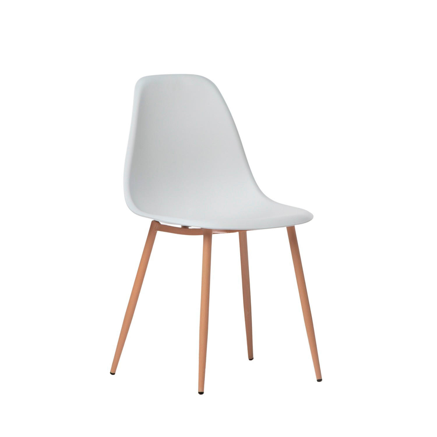 STUHL FÜR DRAUSSEN Nina Weiß 45 cm x 80 cm - Weiß, Kunststoff (45/80/53cm)