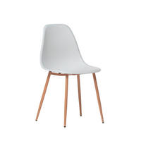 STUHL FÜR DRAUSSEN Nina Weiß 45 cm x 80 cm - Weiß, Kunststoff (45/80/53cm)